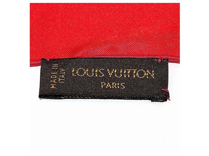 Sciarpa in seta Louis Vuitton M71053 Rosa - vista 4