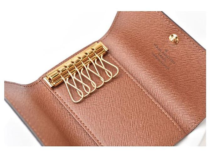 Étui à clés en toile Monogram Louis Vuitton M62630 Marron - vue 3