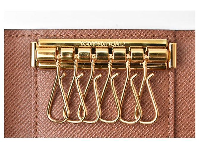 Étui à clés en toile Monogram Louis Vuitton M62630 Marron - vue 4