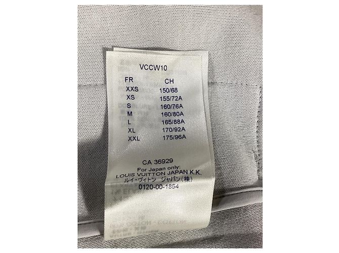Felpa con zip Louis Vuitton Stamp in cotone grigio - vista 15