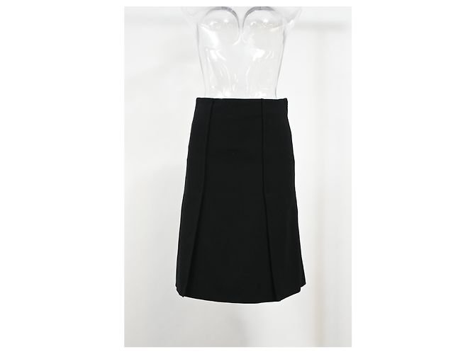 Falda midi A-line de lana negra con paneles Proenza Schouler Negro - vista 5