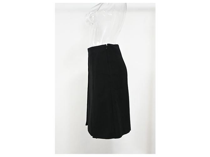 Falda midi A-line de lana negra con paneles Proenza Schouler Negro - vista 6