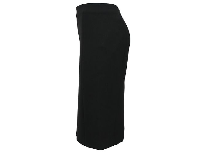 La falda midi de lana negra de The Row Negro - vista 2