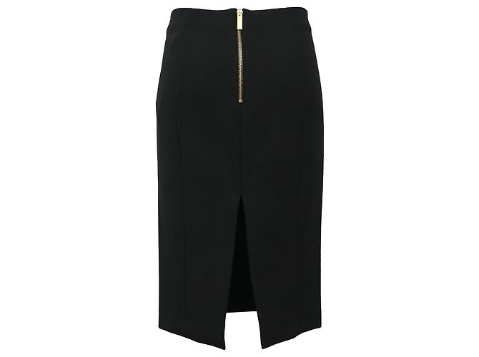 La falda midi de lana negra de The Row Negro - vista 3