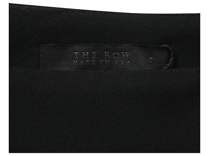 La falda midi de lana negra de The Row Negro - vista 4
