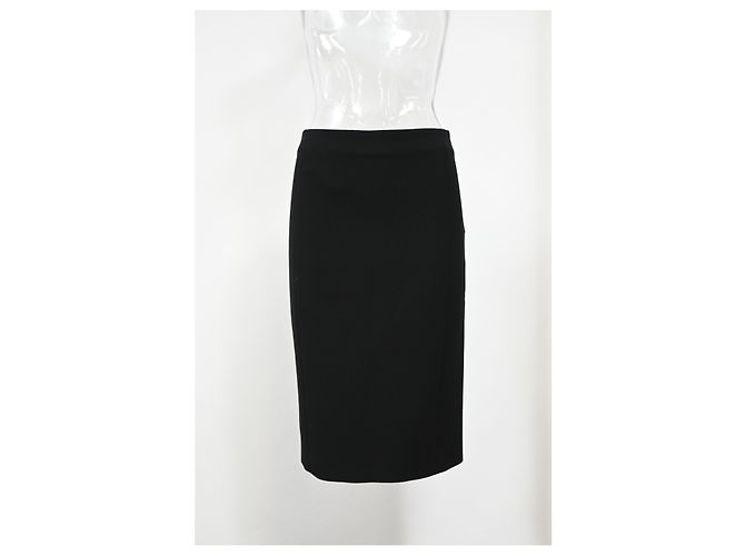 La falda midi de lana negra de The Row Negro - vista 5