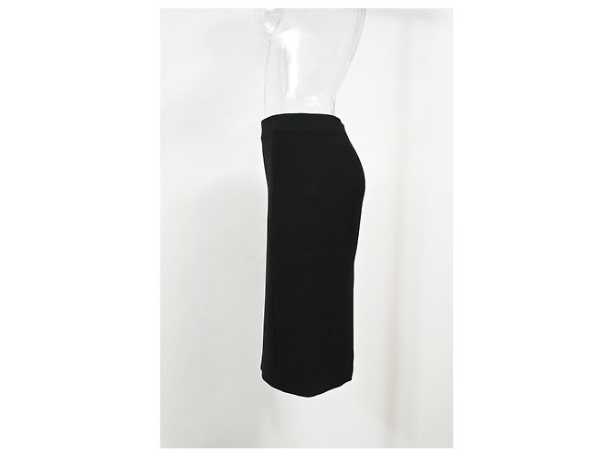 La falda midi de lana negra de The Row Negro - vista 6