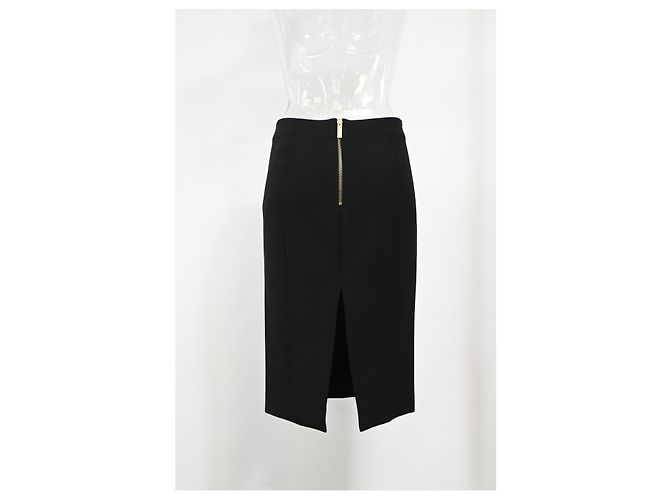 La falda midi de lana negra de The Row Negro - vista 7