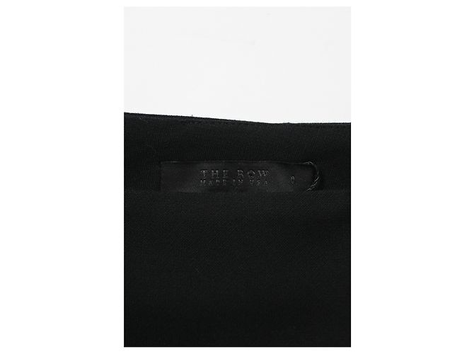 La falda midi de lana negra de The Row Negro - vista 8