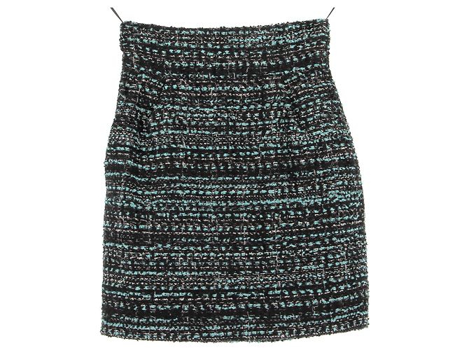 ALEXANDRE VAUTHIER Gonne T.FR 34 Poliestere Nero - vista 2