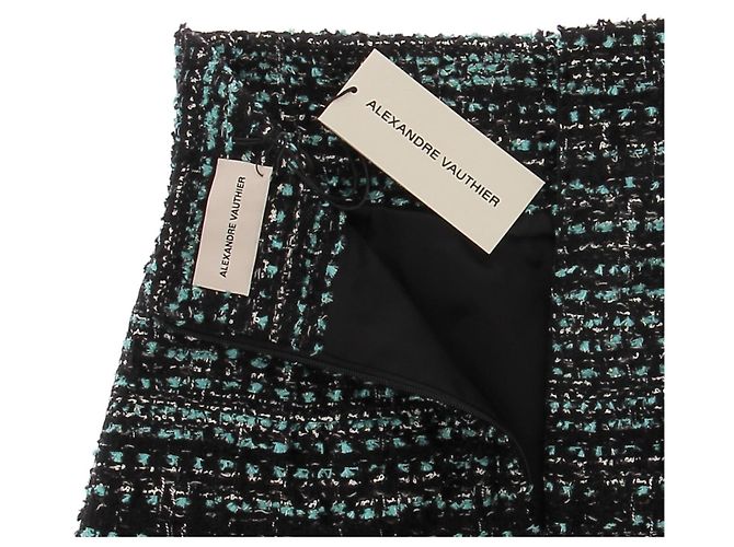 ALEXANDRE VAUTHIER Gonne T.FR 34 Poliestere Nero - vista 7