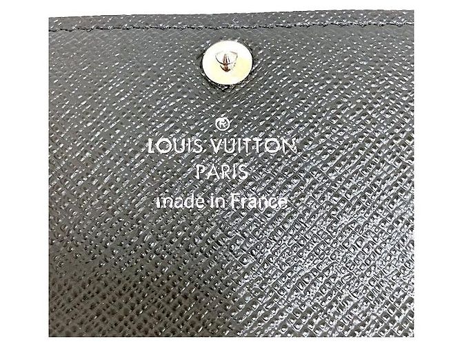 Étui à clés en cuir Damier Louis Vuitton N62662 Gris - vue 4