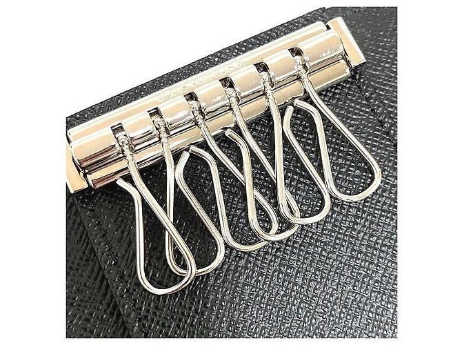 Étui à clés en cuir Damier Louis Vuitton N62662 Gris - vue 5