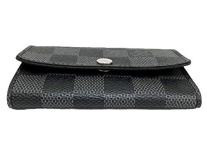Étui à clés en cuir Damier Louis Vuitton N62662 Gris - vue 6