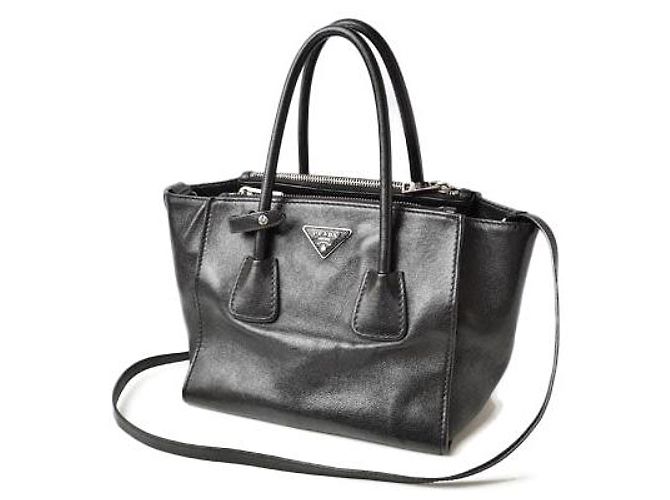 Borsa a mano/sacchetto a spalla Prada 2way GLACE CALF B2625M - vista 4