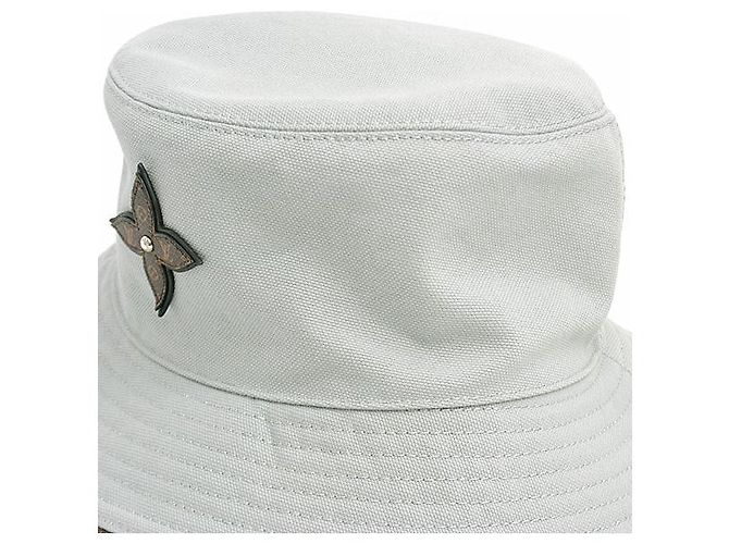 Cappello bucket Monogram Donna Louis Vuitton M76941 Grigio - vista 6