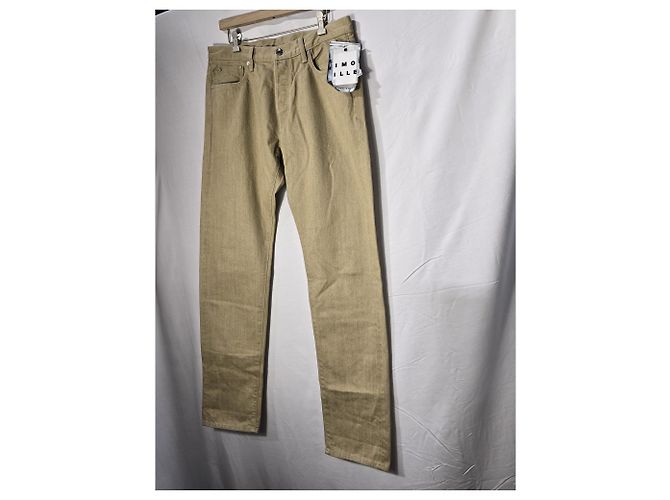 Jeans a gamba dritta Simon Miller in cotone marrone - vista 10