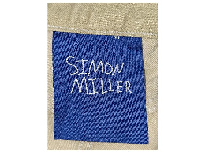 Jeans a gamba dritta Simon Miller in cotone marrone - vista 12