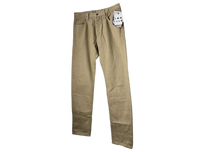 Jeans a gamba dritta Simon Miller in cotone marrone - vista 4