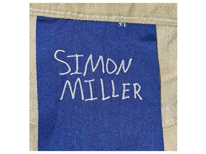 Jeans a gamba dritta Simon Miller in cotone marrone - vista 6