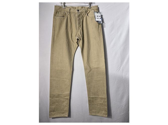 Jeans a gamba dritta Simon Miller in cotone marrone - vista 7