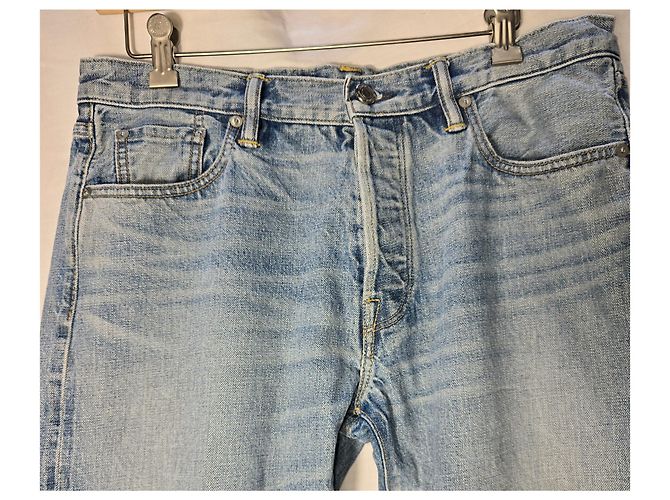 Jeans de pierna recta Simon Miller en algodón azul - vista 10