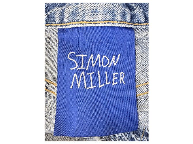 Jeans de pierna recta Simon Miller en algodón azul - vista 12