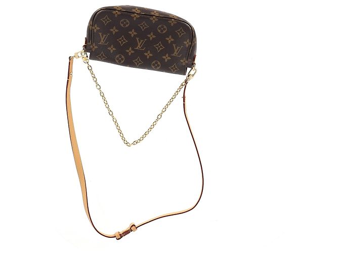 Borsa Ivy Wallet on Chain in Tela Marrone Louis Vuitton Rosso - vista 10