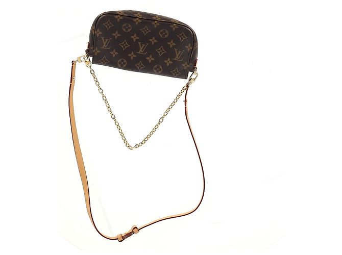 Borsa Ivy Wallet on Chain in Tela Marrone Louis Vuitton Rosso - vista 11