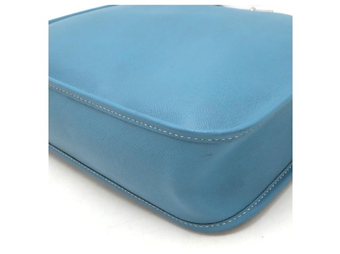 Hermès Borsa a Spalla in Pelle Hermes Vespa PM Blu Jeans - vista 3