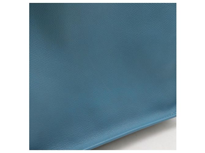 Hermès Borsa a Spalla in Pelle Hermes Vespa PM Blu Jeans - vista 4