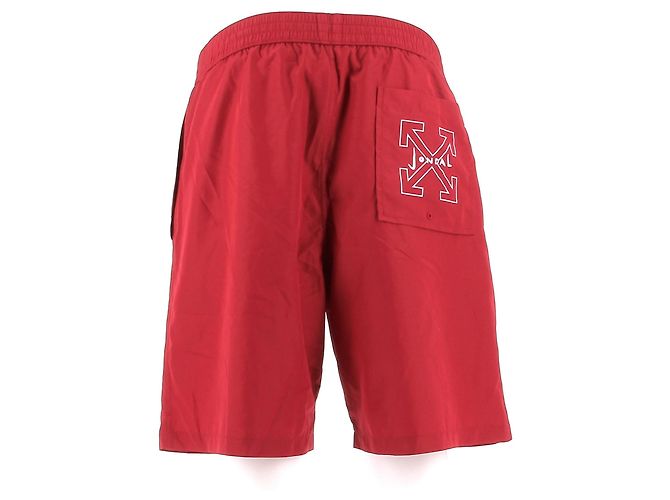Off White OFF-WHITE Badebekleidung T.International L Polyester Rot - Ansicht 2