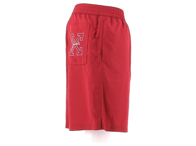 Off White OFF-WHITE Badebekleidung T.International L Polyester Rot - Ansicht 3