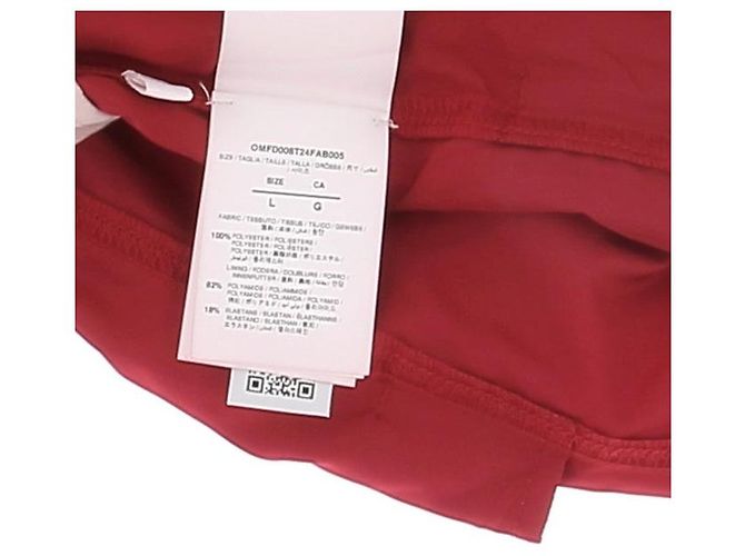 Off White OFF-WHITE Badebekleidung T.International L Polyester Rot - Ansicht 6