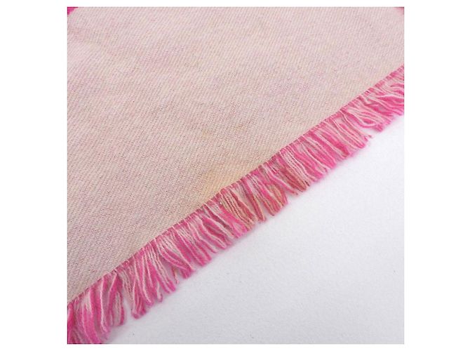 Sciarpa in cashmere e lana Louis Vuitton M71586 Rosa - vista 4