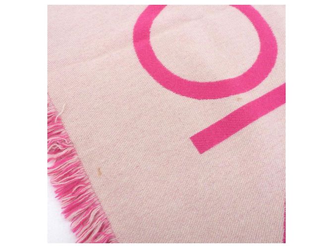 Sciarpa in cashmere e lana Louis Vuitton M71586 Rosa - vista 5