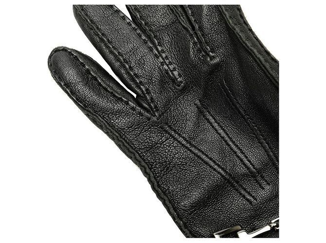 Gucci Leather Horsebit Gloves 603635 - view 2