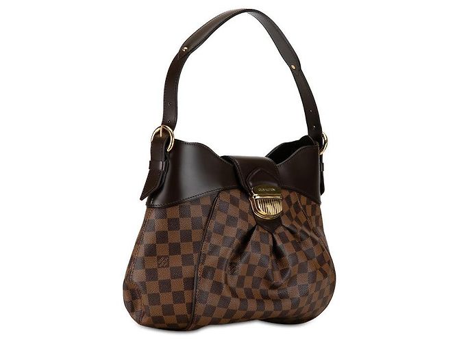 Sac à épaule Louis Vuitton Damier Sistina MM N41541 Marron - vue 2