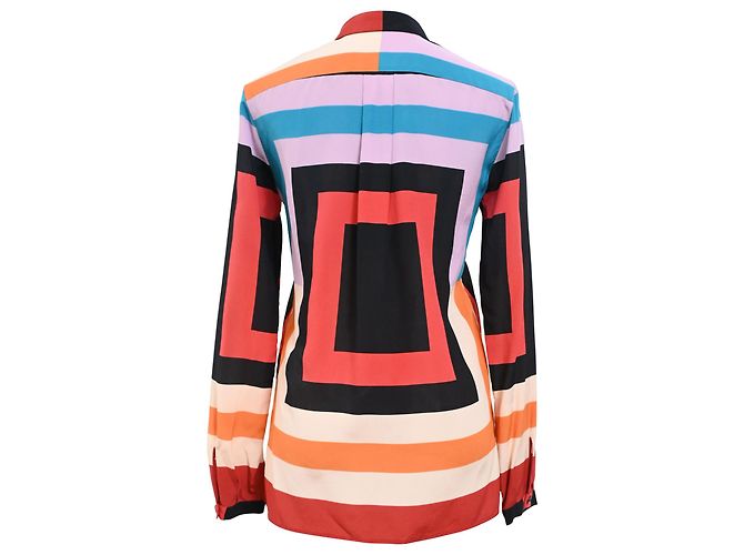 Etro Patterned Long-Sleeve Shirt in Multicolor Polyester Multiple colors - view 3