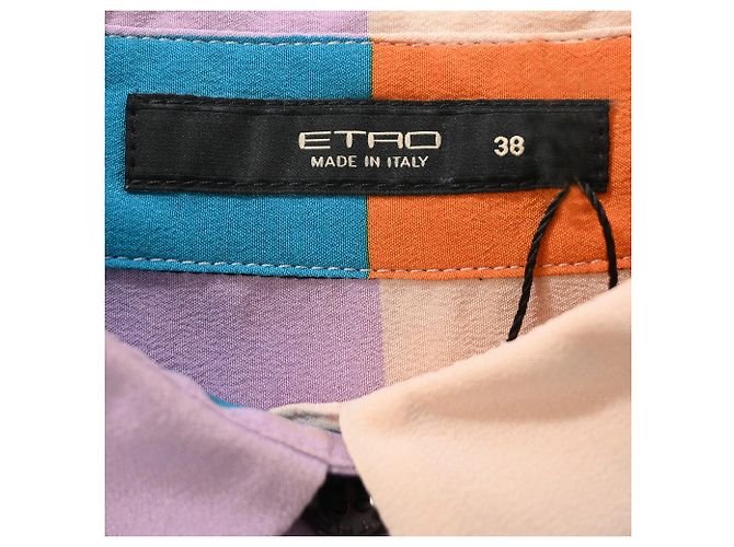 Etro Patterned Long-Sleeve Shirt in Multicolor Polyester Multiple colors - view 4