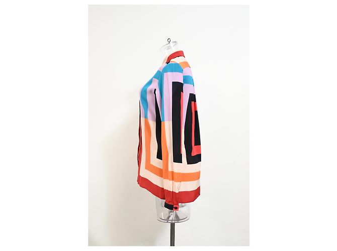 Etro Patterned Long-Sleeve Shirt in Multicolor Polyester Multiple colors - view 7