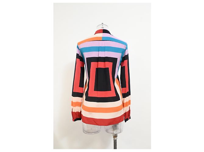 Etro Patterned Long-Sleeve Shirt in Multicolor Polyester Multiple colors - view 8