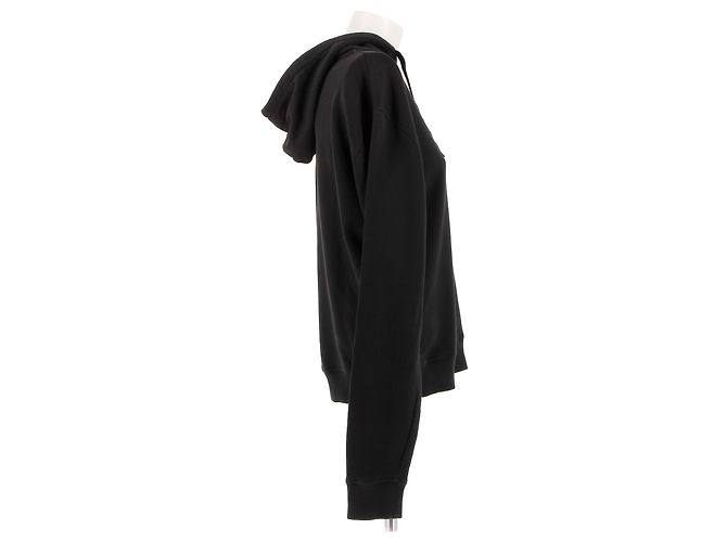 SAINT LAURENT Strickwaren & Sweatshirts T.International L Baumwolle Schwarz - Ansicht 3