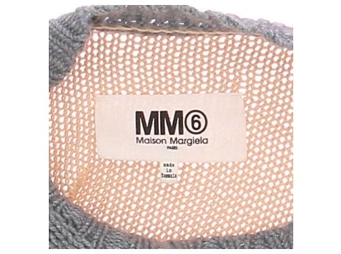 MM6 Strick T.International XS Baumwolle Grau - Ansicht 5