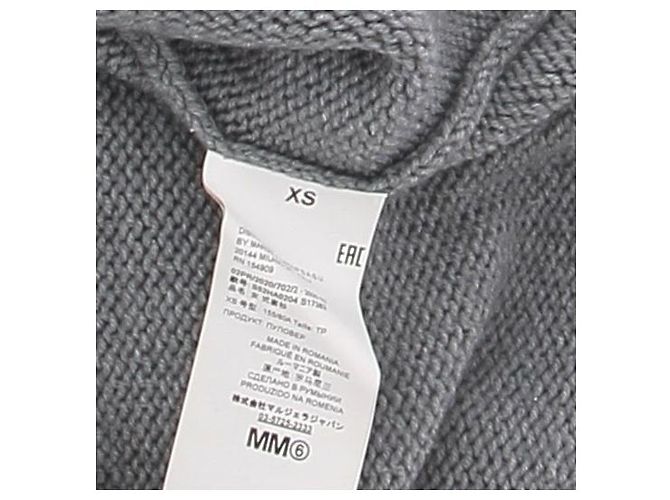 MM6 Strick T.International XS Baumwolle Grau - Ansicht 6