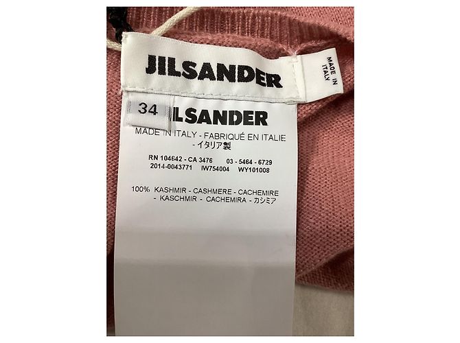 Jil Sander Pullover aus rosa Kaschmir - Ansicht 10