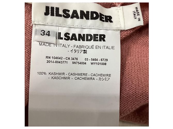 Jil Sander Pullover aus rosa Kaschmir - Ansicht 5