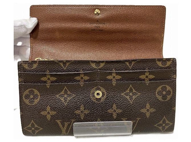 Portafoglio Sarah Monogram Louis Vuitton M61734 Marrone - vista 2