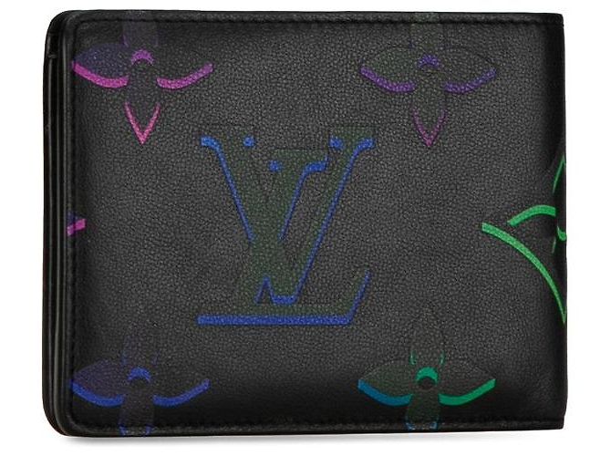 Portafoglio Compatto in Pelle Monogram Louis Vuitton M82297 Nero - vista 2