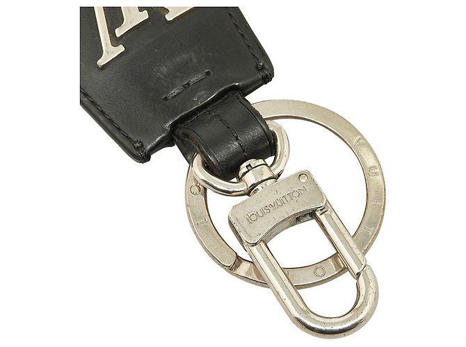 Porte-clés en cuir Clochette Louis Vuitton M68020 Noir - vue 3